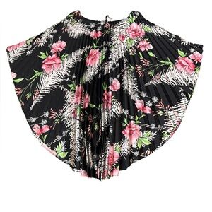 Vintage Hawaiian, 1960/1970 pleated cape, o/s